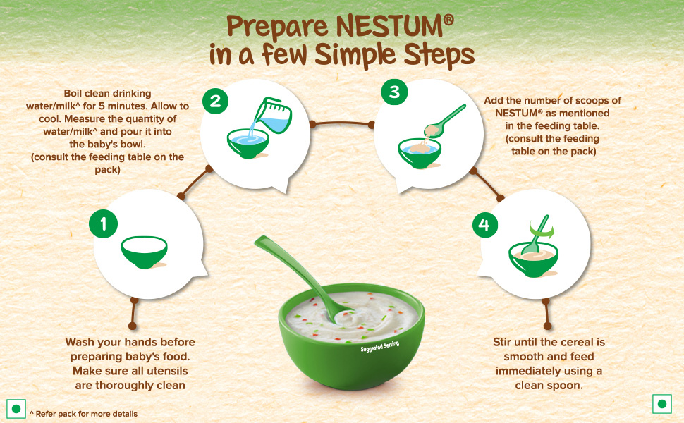NESTUM Baby Cereal Rice Vegetables | No Preservatives | 8-24 Months, 325g