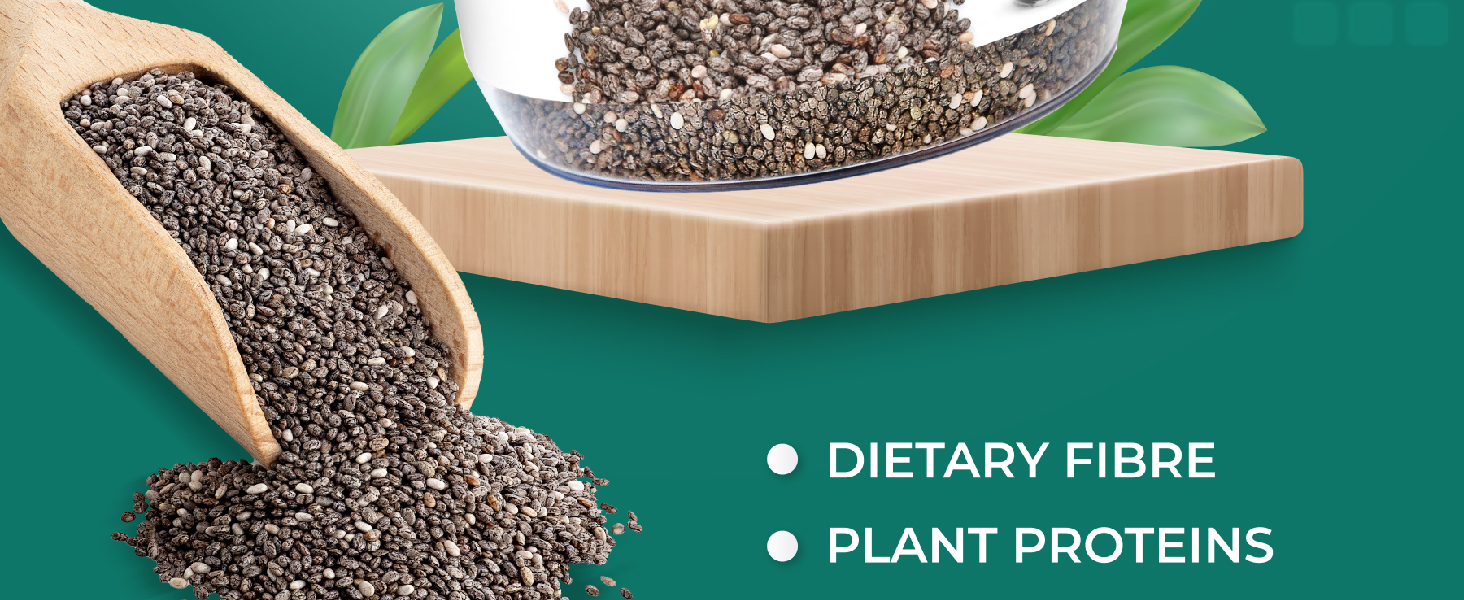Pureheart Raw Chia Seeds 80 gm| Chia Seeds for Weight Management | Rich in Calcium, Protein, Fiber, Omega-3 and Antioxidant | Seeds for Eating | Diet Snack | Naturally Sourced
