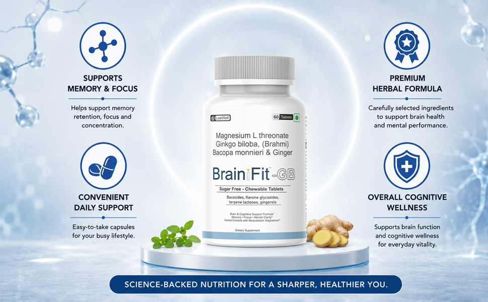 GB (LeeWell) Neuro Focus & Memory Support, 60 Count