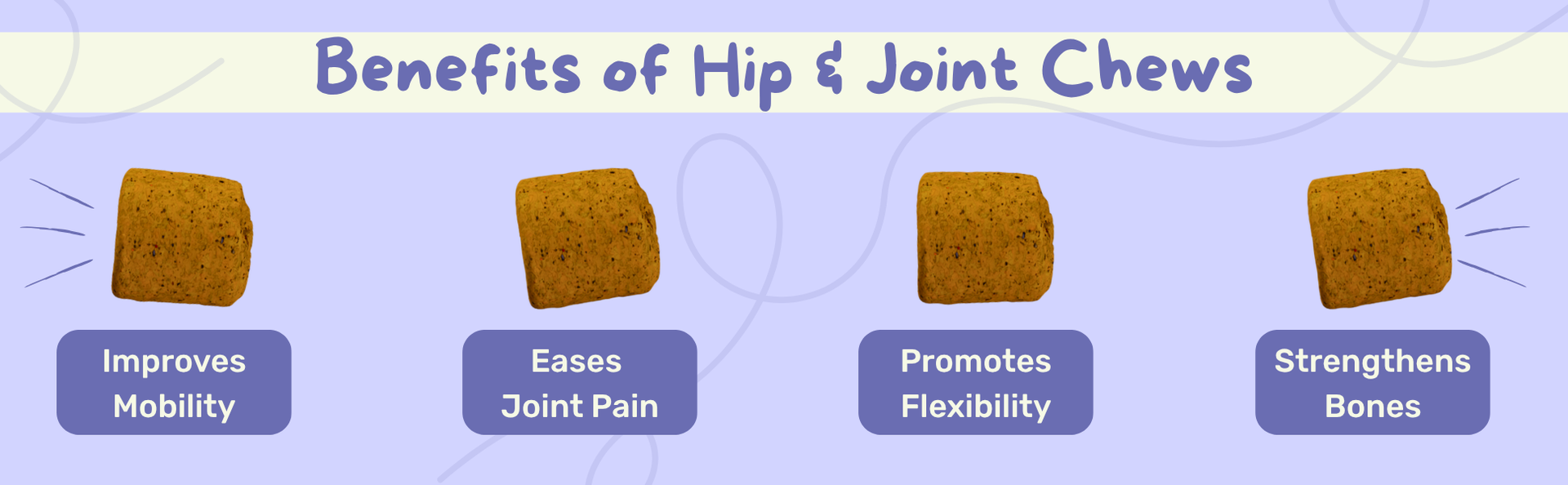 Absolut Pet Hip & Joint Chews for Dogs, Glucosamine & Mobility | 60 Chews