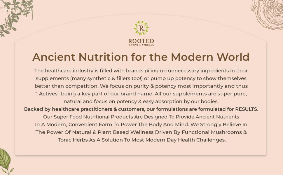Rooted Brain Boost 6-in-1 Advanced Nootropic, 60 Veg Capsules