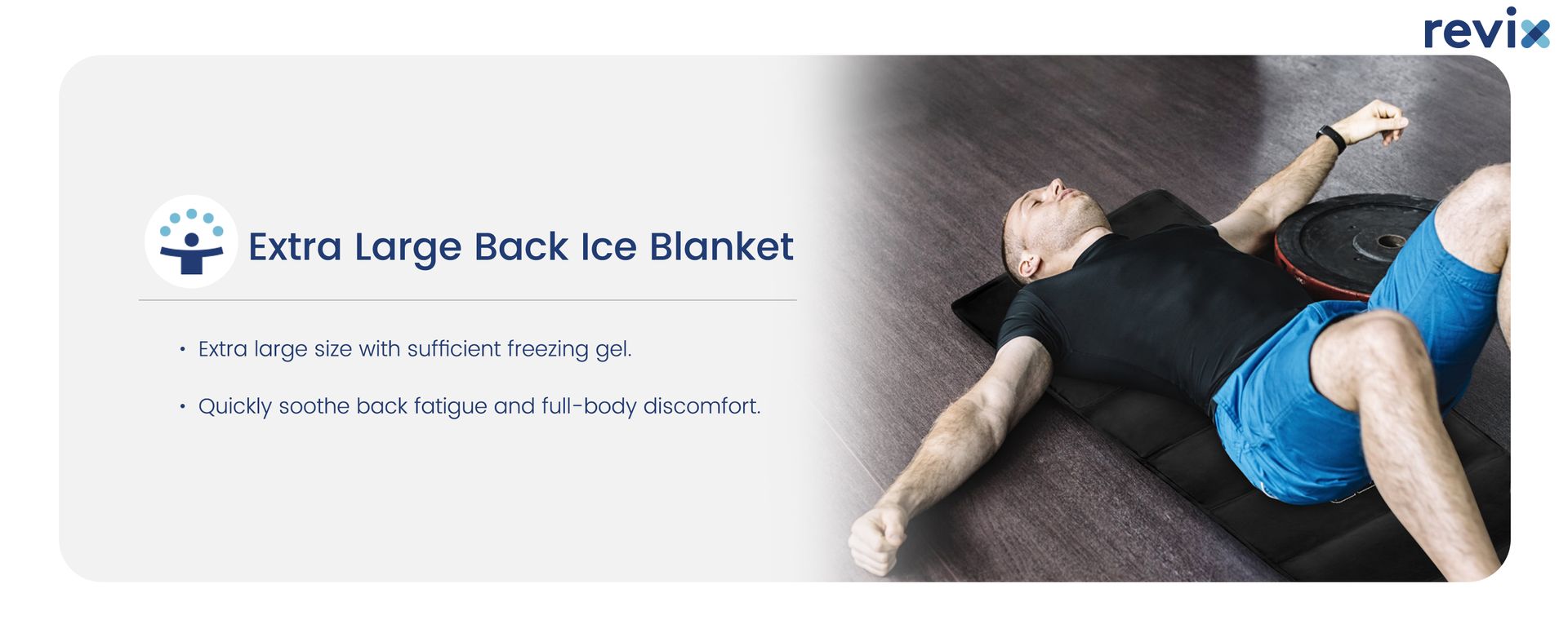REVIX Extra Large Ice Pack for Back, Full Body Gel Packs Reusable