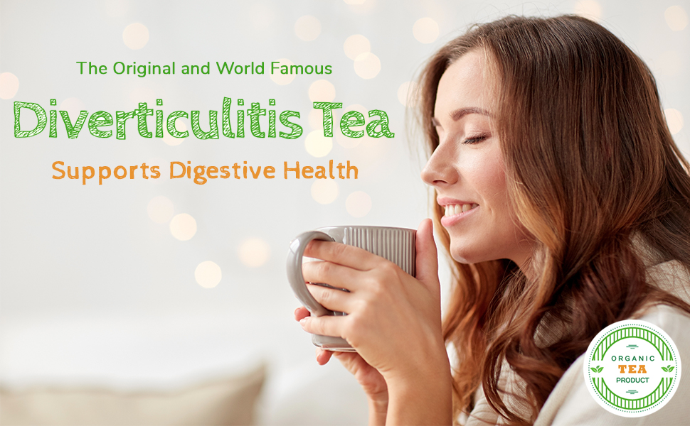 CALMING BLENDS Digestive Support Tea & Probiotic Supplement (40 Billion CFU, 60 Capsules) | Herbal Tea and Probiotic Duo for Digestive Comfort & Gut Health