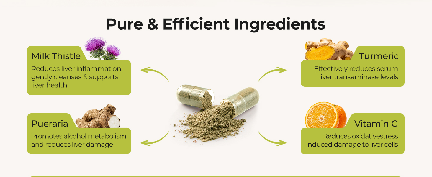 OxyEnergy Milk Thistle Liver Support Supplement,90 Vegetarian Capsules