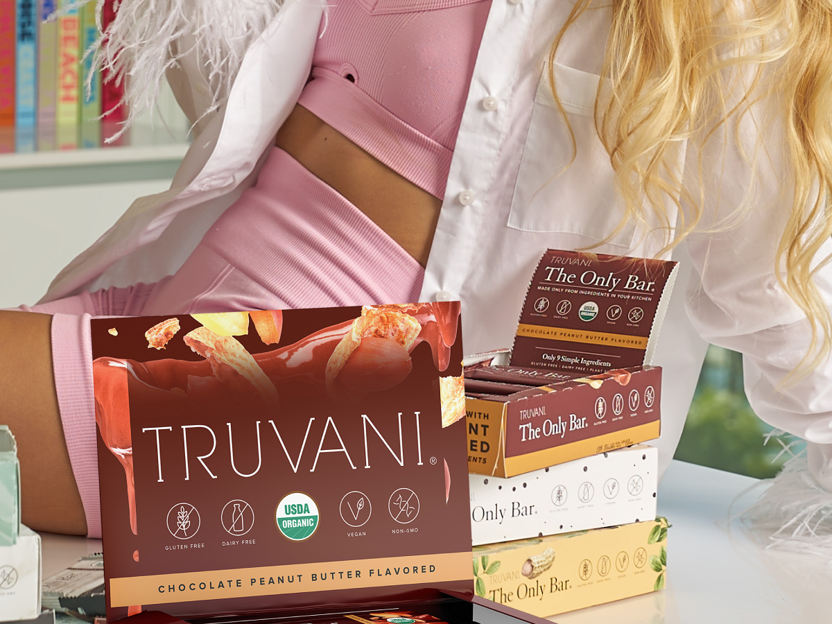 Truvani Plant Based Snack Bars | Cherry Chocolate Chip | 12 Pack
