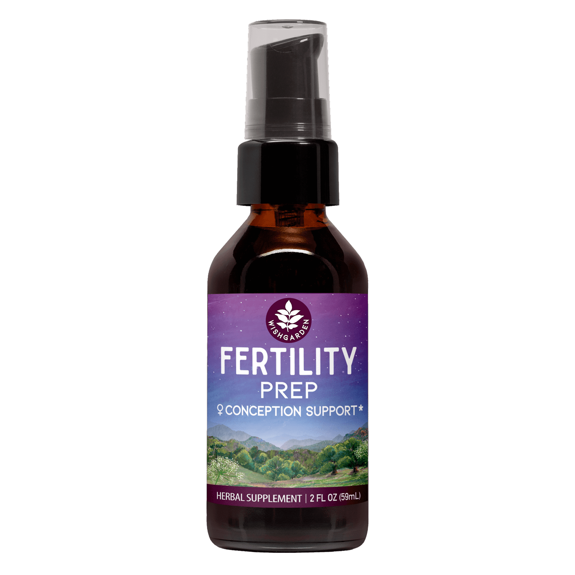 WishGarden Herbs Fertility Prep, Vitex & Maca Conception Tincture, 4oz