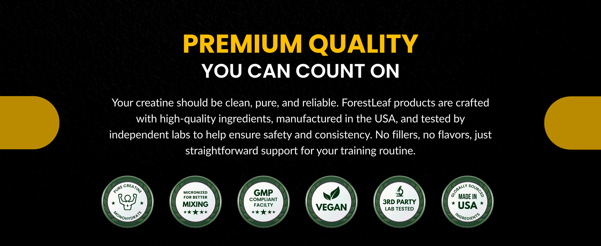 ForestLeaf Micronized Creatine Monohydrate Powder - Maximize Muscle Growth & Strength - Unflavored Creatine for Women and Men - 5G Per Serving - 100 Servings