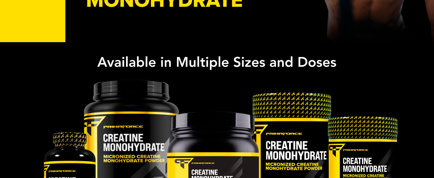 Primaforce Creatine Monohydrate Capsules (3,000mg) 240 Capsules