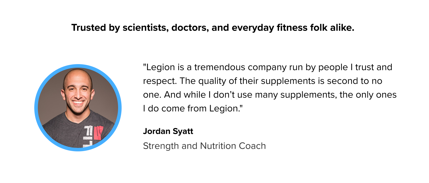 Legion Creatine Gummies for Men & Women, 5g Monohydrate, Lemon Drop