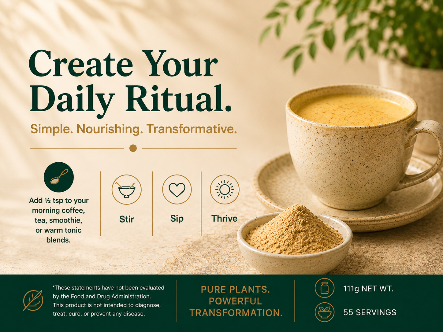 Sun Potion Ashwagandha Root Extract Powder 111g