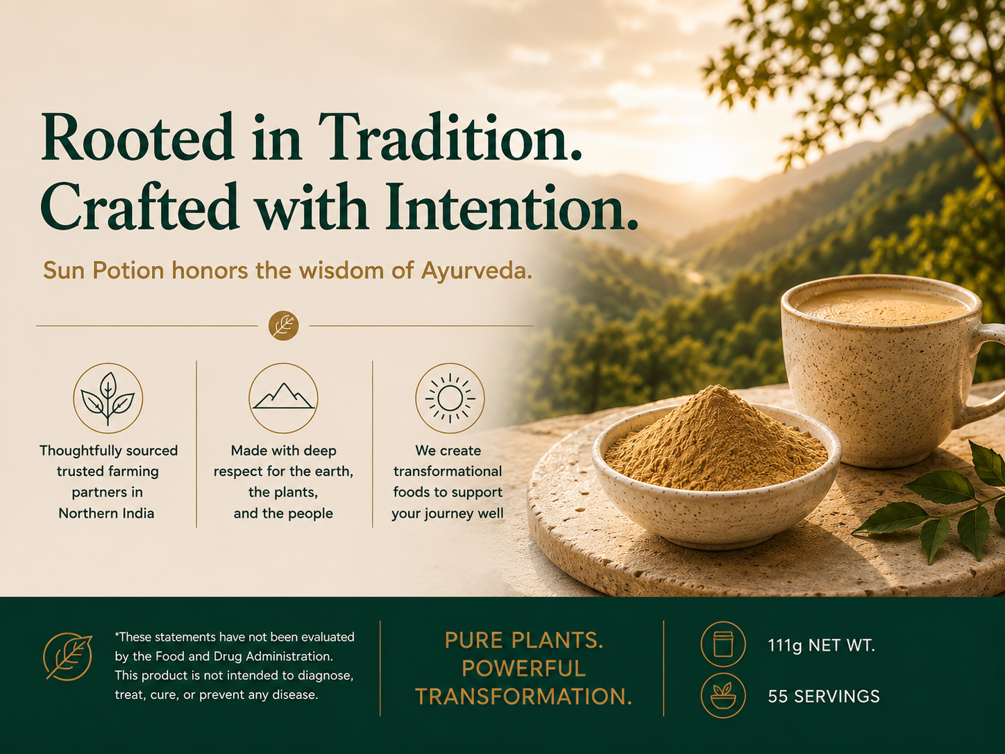 Sun Potion Ashwagandha Root Extract Powder 111g