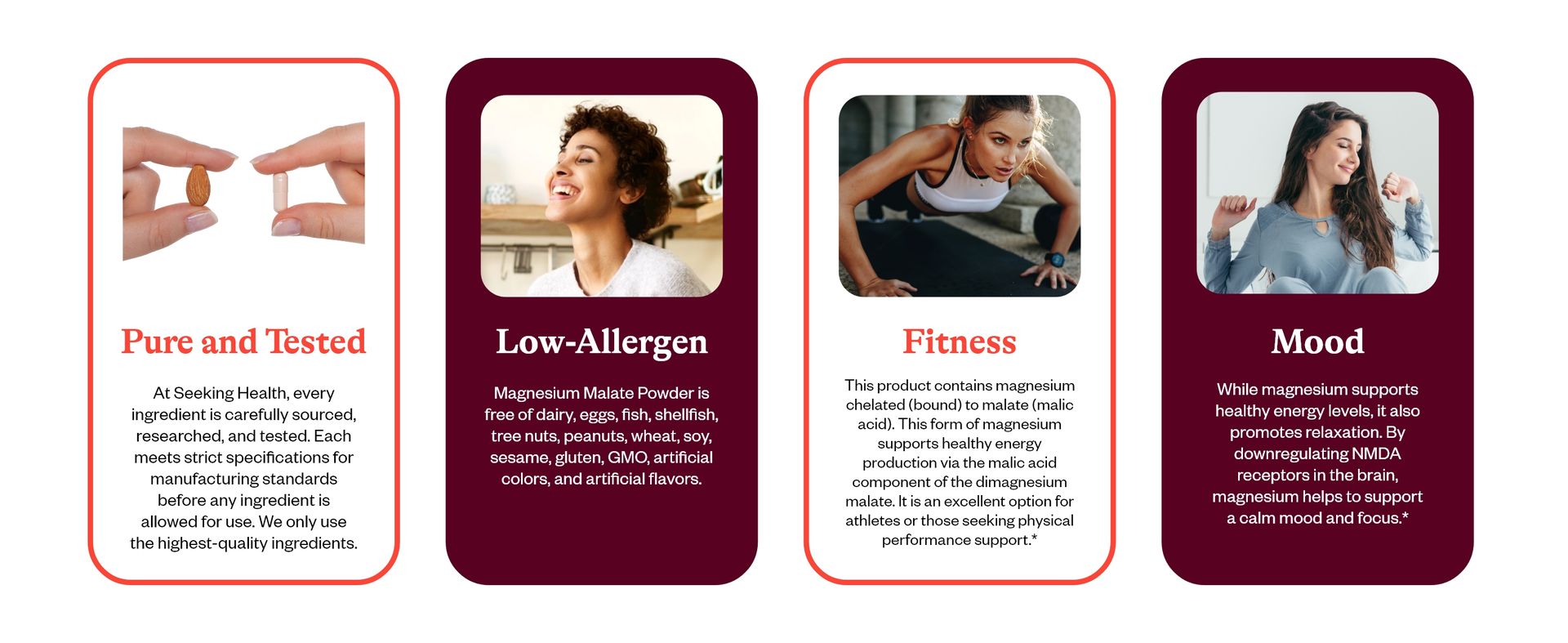 Seeking Health Magnesium Malate Powder, 500 mg, 8.82 oz, 100 Servings
