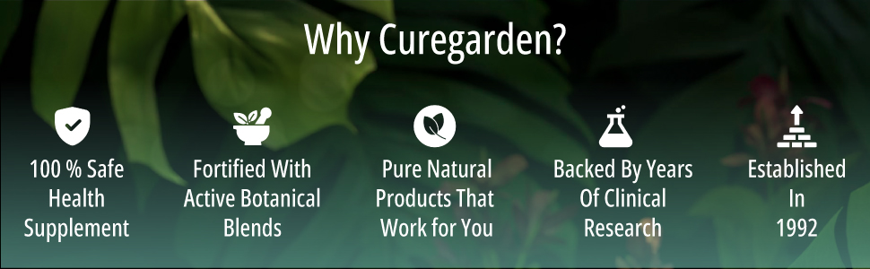 Curegarden Daily Boswellia Plant-Based Joint Support, 60 Veg Capsules