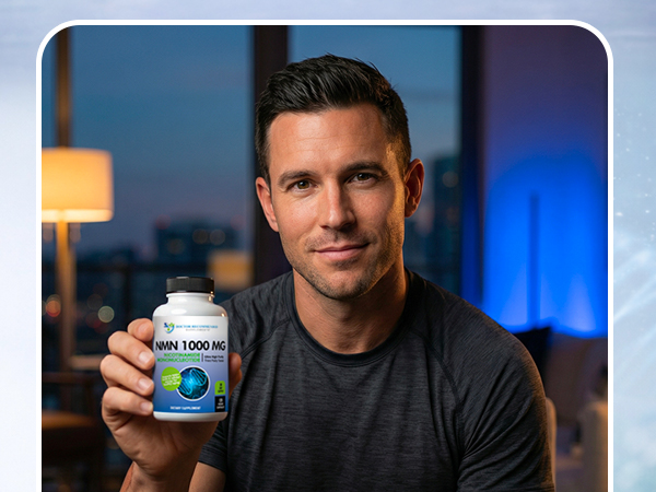 DOCTOR RECOMMENDED SUPPLEMENTS NMN (Nicotinamide Mononucleotide) 500mg, 60 Capsules - Vegetarian Friendly, 30 Servings, Gluten Free, GMO Free