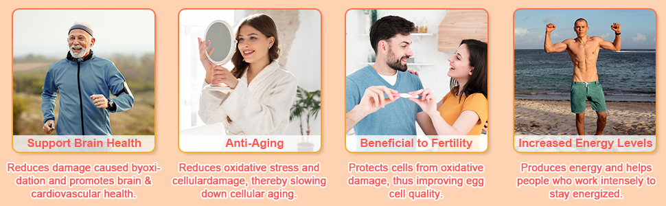 KFG CoQ10 200mg Softgels, Coenzyme Q10 Supplements Support Heart Health, Cardiovascular Health, Immune System & Cellular Energy Production, Gluten Free