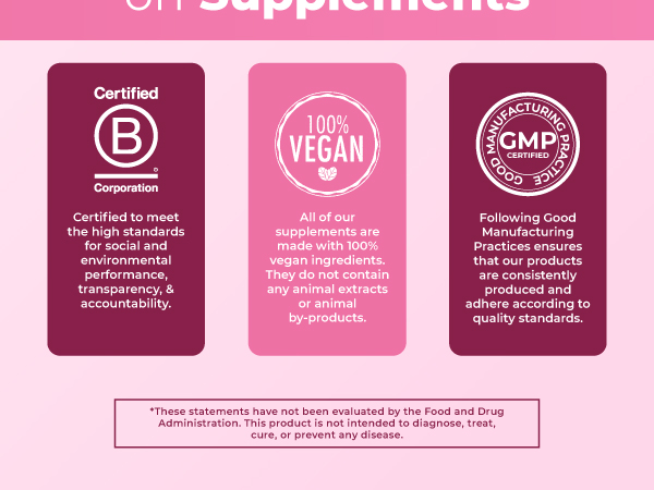 MARYRUTH'S Probiotic Beauty Capsules, Gut Health, Vegan Collagen Support
