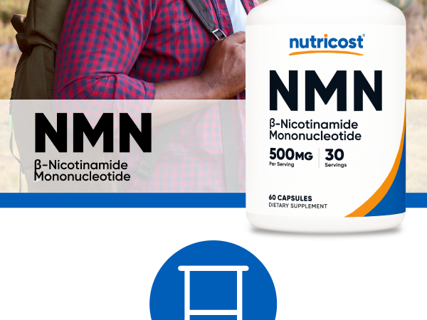 Nutricost NMN (Nicotinamide Mononucleotide) 500mg, 60 Capsules