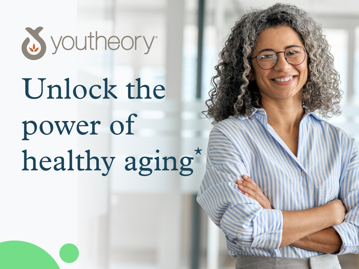Youtheory Longevity NR, 60 Vegetarian Capsules, 30-Day Supply