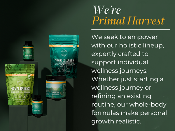 Primal Harvest NAD+ - Daily Vegan Supplement, Gluten & Dairy Free