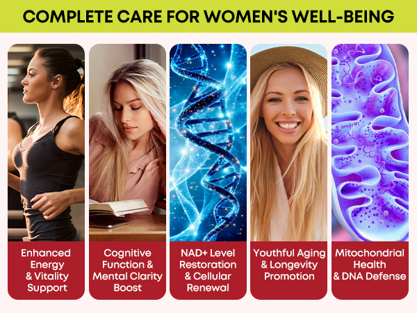 NAD+ Gummies, 1200mg Liposomal NAD Supplement for Women & Men with Trans-Resveratrol & Black Pepper Extract Anti-Aging Supplement, Brain & Cellular Mitochondrial Health - 60 Gummies Cherry