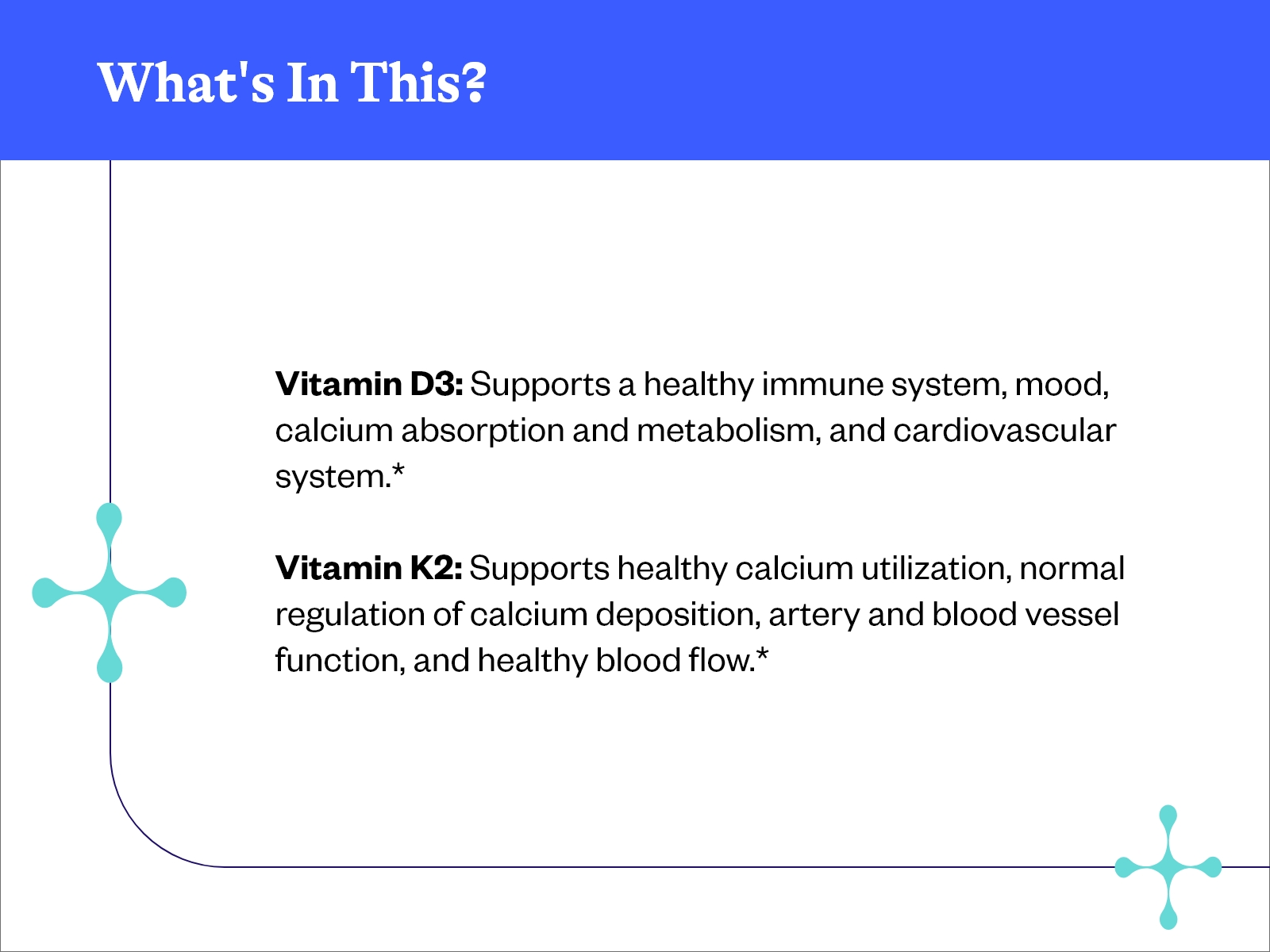 Vitamin D3 + K2 Seeking Health - 60 Vegetarian Capsules