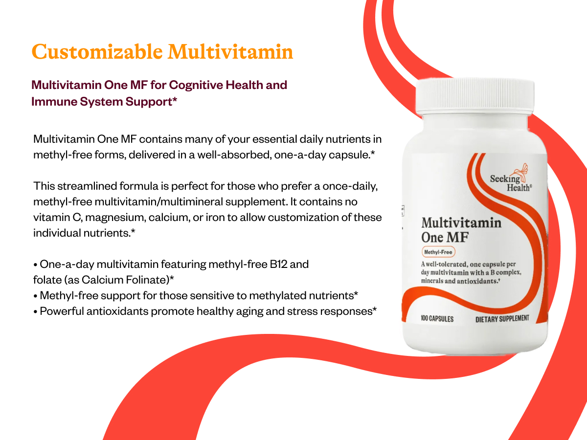 Seeking Health Multivitamin One MF, 45 Veggie Capsules