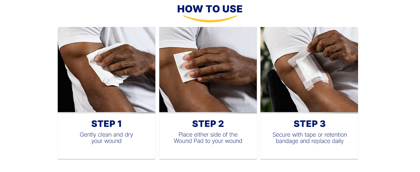 Elastoplast Non-Stick Wound Dressings 5 x 7.5 cm (5 Pack) | Highly Absorbent | Non-Stick Wound Care | Gentle Removal | Double-Sided | Moisture-Wicking Material | Cushions & Protects Wounds