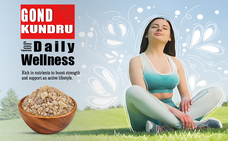 Brijbooti Gond Kundru 200 Grams - Shallaki Gum - Gond Kondru - Boswellia Serrata Gum - Pure & Natural