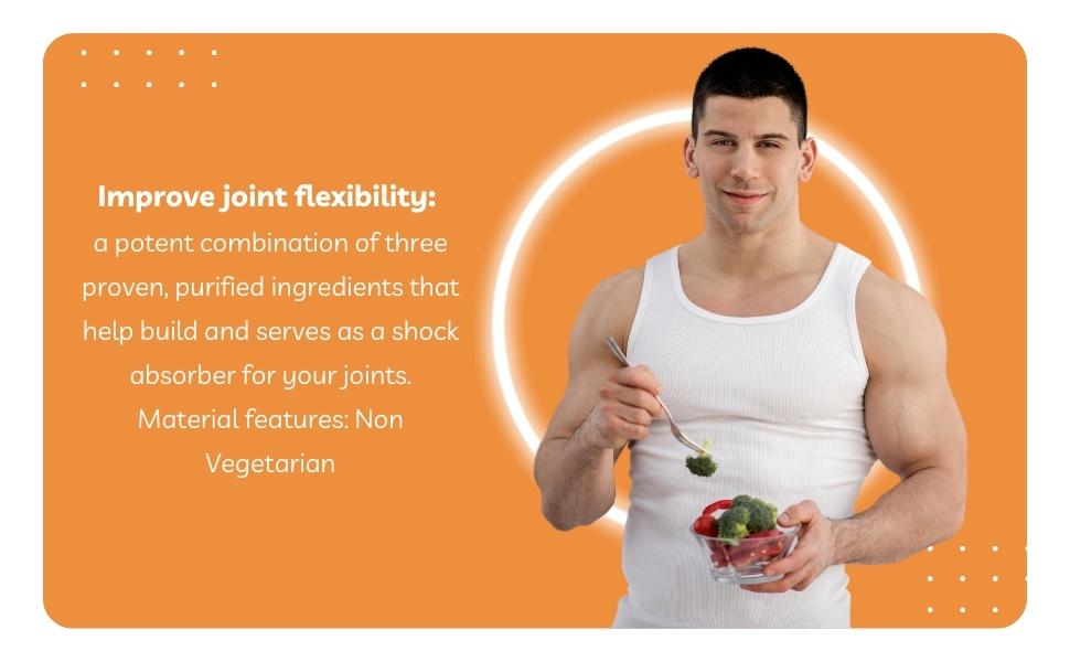 Glucosamine Chondroitin & MSM 2000mg – Joint Support Supplement for Men & Women | Relieves Pain, Stiffness & Promotes Bone & Cartilage Health | 60 Veg Capsules | Formulated in USA