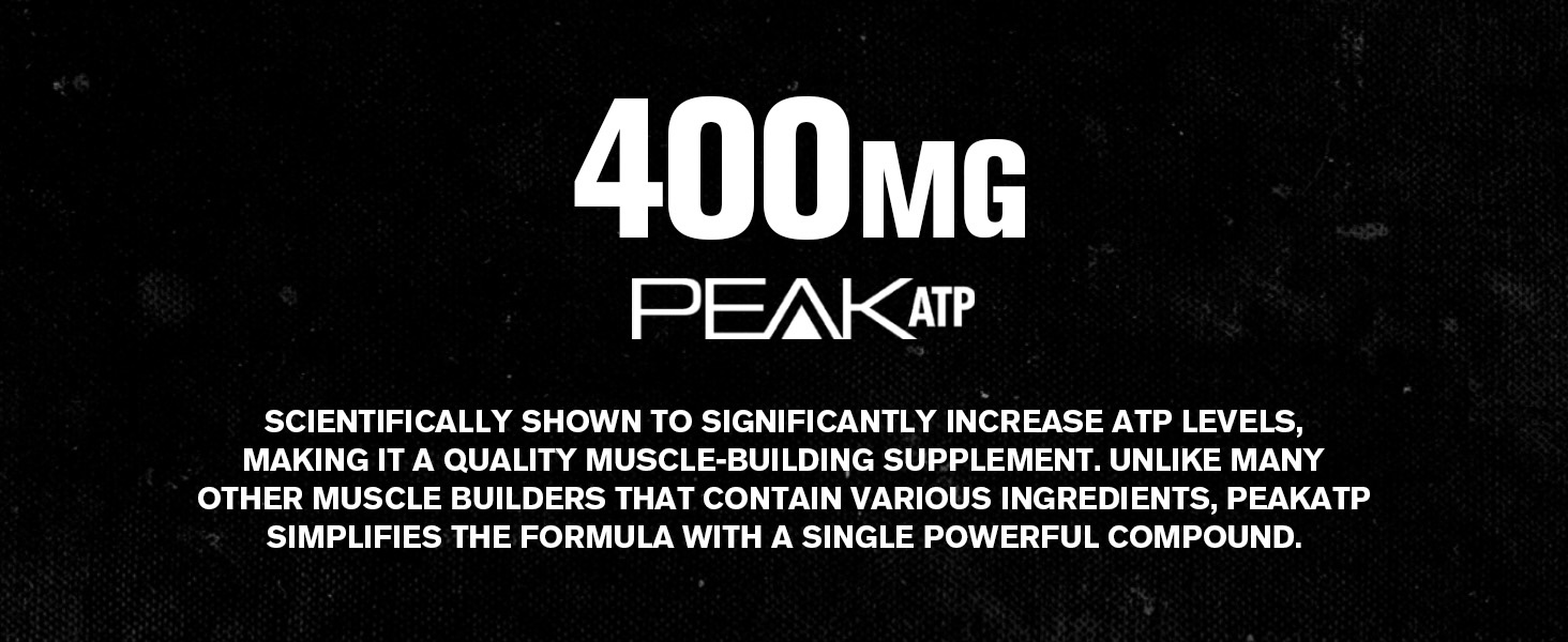Jacked Factory Essentials Muscle Builder - ATP Muscle Builder for Men with Peak ATP to Support Muscle Gain, Enhance Athletic Performance, & Increase Strength - 30 Capsules