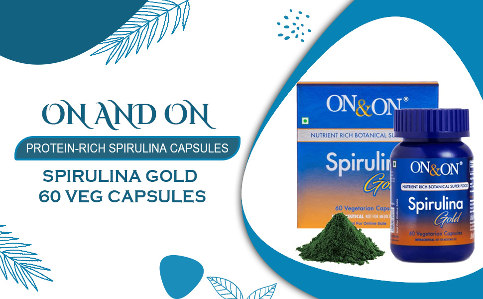 on and on spirulina gold 60 veg capsules