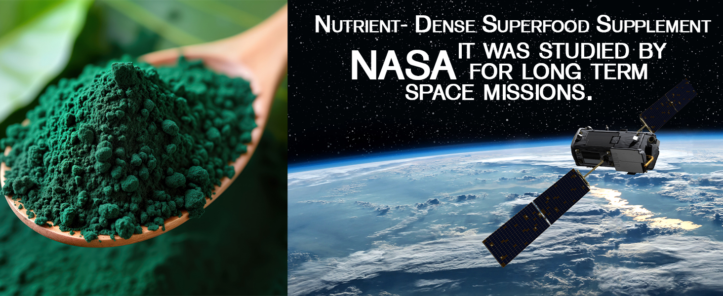 Grenera Spirulina Powder, Rich in Protein, Vitamins, Minerals, Gluten Free, Vegan, Non GMO, 100 grams
