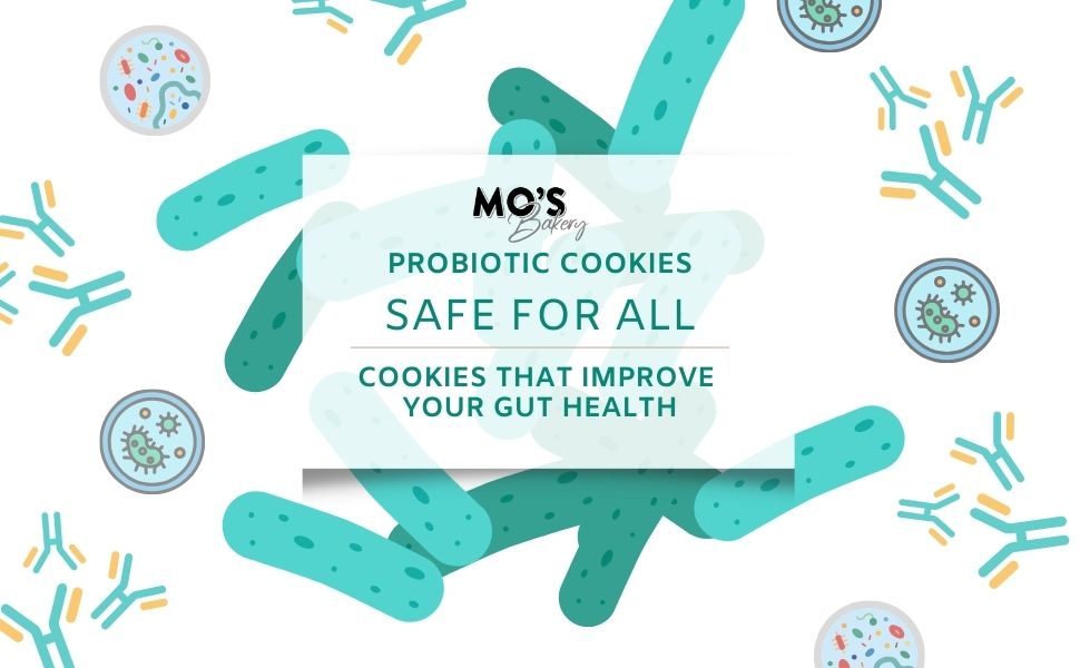 Mo's Probiotic Cookies, 200 G | Orange Digestive Cookies | Probiotic Supplement With 13 Billion CFU | 33 Probiotic Strains | Improve Digestion & Gut Health | Acidity Relief