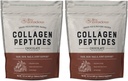 Live Conscious Collagen Peptides Powder - Chocolate Collagen Powder - Hair, Skin, Nail, and Joint Support - Type I & III Grass-Fed Collagen Supplements for Women and Men (2-Pack) 2