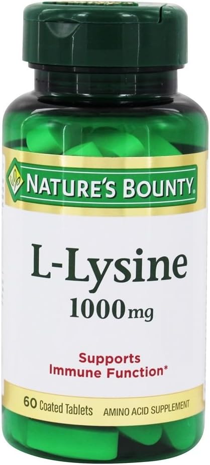 Nature's Bounty L-Lysine 1000 mg Tablets 60 ea (Pack of 2) 3