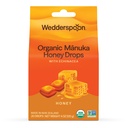 Wedderspoon Organic Manuka Honey Drops, Honey & Echinacea, 20 Count (Pack of 1) Next 124; Genuine New Zealand Honey Description 124; Perfect Remedy for dry throats
