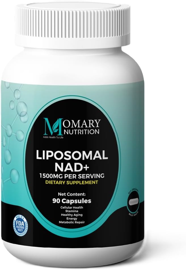 Liposomal NAD + Suplement DEV124; Najwyższe oceniane suplementy NAD dla kobiet i mężczyzn z Resveratrol i japoński Knotweed Extract, Stamina wsparcia, Metaboliczny Naprawa 124; Wegan, Gluten Free, Non-GMO, 90 kapsułki