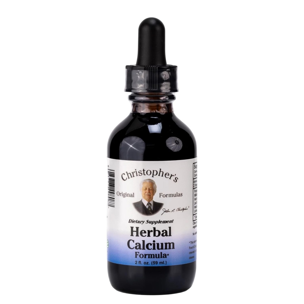Christopher 's Original Formaas Herbal Calcium Extract, Natural Bone Health Support, 2 oz