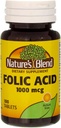 Mieszanina kwasu foliowego przyroda 1000mcg tabletki 100 liczenie (4 opakowania)