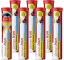 T & D Niemiecki Żelazo 14 mg - 140 Vegan Drink Effervescent Tablets - Cherry Flavor - Made in Germany
