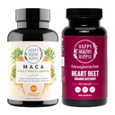 Happy Healthy Hippie Buraki kapsułki & Organic Maca Energy Pills & Libido Enhancer