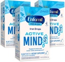 Enfamil Fer- In- Sol Żelaza suplement Dropy dla niemowląt i dzieci, Wspomaga rozwój mózgu, 50 ml kroplomierzem butelki, Opakowanie po 3