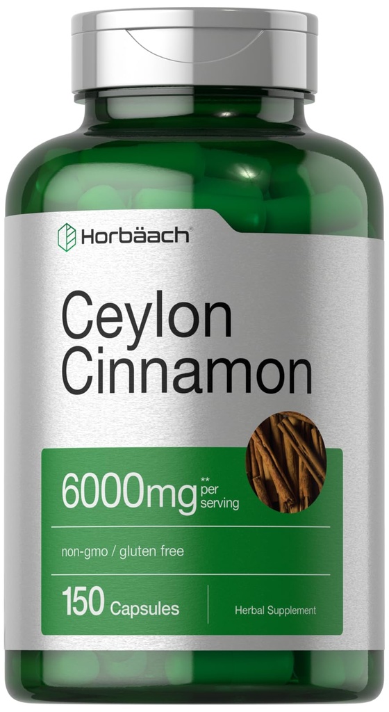 Horbäach Ceylon Kapsułki cynamonowe 124; 6000 mg 124; 150
