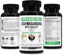 Siberian Green Ashwagandha with Altai Shilajit & Turmeric Ayurvedic Complex 60 Capsules – Traditional Siberian Formula Stress Relief, Mood, Energy Support, Immune System Recovery