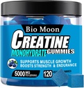 Jednowodzian Gummies dla mężczyzn i kobiet, Jednowodzian do żucia dla mięśni, Budowniczy mięśni, Energy Boost, Suplement do ćwiczeń (120 Count) - Blueberry Flavour