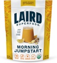 Laird Superfood Morning Jumpstart Proszek suplement do napojów, Lemon, Lucuma, Ginger i Cayenne Cleanse, Organic, 2.7 Oz Bag, Opakowanie z 1