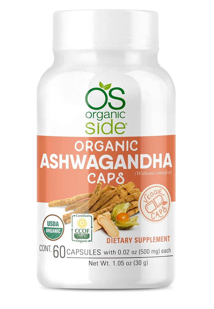 124; Ashwagandha 124; 60 Veggie Caps 124; Pure 1,000 Mg XI124; Formuła dla naturalnej ulgi stresowej, Mood Enhancement & Wellness Support 124; Wegan, Non-GMO, Gluten- Free