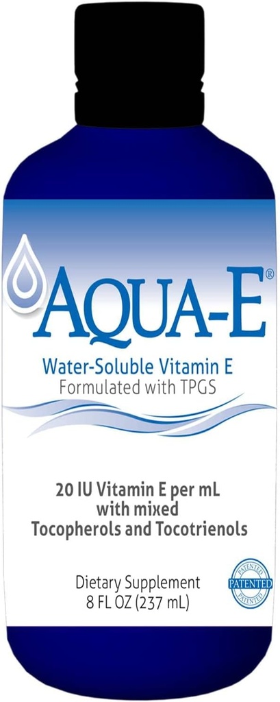 UNIQUE E A.C. Grace Company, Aqua- E Water- rozpuszczalna witamina E, Tokoferole i Tokotrienole, 8 fl oz (237 ml)