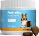 Probiotyki dla psów z enzymów trawiennych, Probiotyki i Prebiotyki, Support Gut Health, Digestive Health, Gut Flora i Diarrhea, Psy Probiotyczne Chews dla układu immunologicznego (Chicken Chews, 90ct)