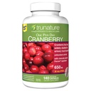 Trunature Cranberry 650 mg, 140 Kapsułki wegetariańskie (3 opakowania)